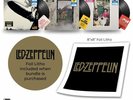 LED ZEPPELIN 3 LP VINYL EXCLUSIVE BUNDLE I IV PRESENCE BACKSTAGE PASSES & LITHO