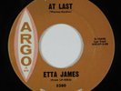 Deep Soul 45 ETTA JAMES At Last ARGO HEAR