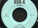 Julie/Girl Of My Dreams by Daryl Lykins And The Country Rangers (Bur-K 12777)VG-