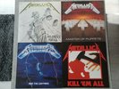 Metallica 4 Vinyl LP SET MASTER OF PUPPETS USW Heavy Metal Musik KILL EM ALL
