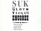 SUK Violin Encores KREISLER POLDINI PAGANINI ALBENIZ FALLA Supraphon RED STEREO