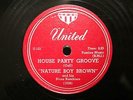 BLUES NATURE BOY BROWN House Party Groove UNITED 121  E+