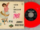 JOHNNY HALLYDAY EP TWIST ESPAGNE 1961 RED VINYL