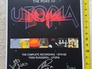 Todd Rundgren road to Utopia poster signed by band 19