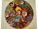 Vintage Walt Disney Picture Disc Snow White Seven Dwarfs Record Vinyl 33 RPM