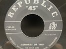The Four Bars, Republic 45 Memories of you, Rare Group, vinyl record Tennessee