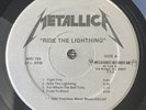 METALLICA | RIDE THE LIGHTNING  1ST PRESS MEGAFORCE 1984 VINYL LP VG+