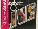 FOGHAT / LIVE JAPAN ISSUE LP W/OBI, INSERT