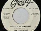 TEMPTATIONS Beauty Is Only Skin Deep GORDY northern soul Promo 7