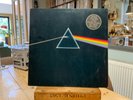 Pink Floyd - Dark Side of the Moon 1st press Solid Blue Label Triangle A2/B2 Ex