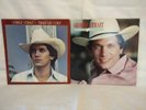 George Strait, Stait Country and Right Or Wrong Vinyl LP Records EXC Play Graded