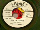 JAMES BARNETT . Keep on talking . ORIGINAL Fame Promo . Classic Northern Soul .