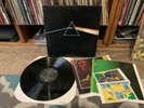 PINK FLOYD Dark Side Of The Moon ORIGINAL PRESS w/2 Posters/Stickers & VG+ VINYL