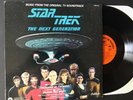 STAR TREK The Next Generation; 1988 Orig. TV Soundtrack LP, Cov. EX / LP NM