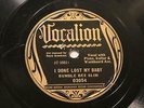 BLUES BUMBLE BEE SLIM I Done Lost My Baby/When The Sun Goes Down VOCALION 03054