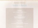 ARVO PÄRT TABULA RASA-GIDON KREMER&KEITH JARRETT.