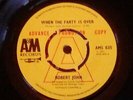 ROBERT JOHN. RAINDROPS LOVE AND SUNSHINE. AMS835. 1971. 7INS PROMOTION SINGLE.