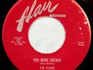 HEAR IT 50's Doo-Wop 45 rpm record The Flairs 