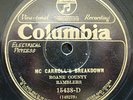 SCARCE OLD-TIME COUNTRY 78 Roane County Ramblers (Columbia 15438-D)