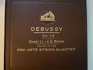 DB 1878/81 Debussy Quartet in G min Op. 40 Pro Arte String Quartet  4 x 78rpm