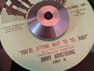 60s 70s RARE SOUL FUNK 45 jimmy armstrong YOU'RE GETTING NEXT TO ME BABY ex copy