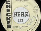 Wicked Rockabilly Rocker 45 DALE HAWKINS Take My Heart / Someday CHECKER hear