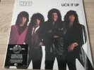 KISS Lick It Up Vinyl LP 2014 Original Logo EU Downloadcard wie neu