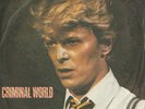 DAVID BOWIE 45: WITHOUT YOU b/w CRIMINAL WORLD AUSSIE EMI AMER. 1225 EX/EX  1983