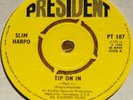 SLIM HARPO   TIP ON IN b/w TIP ON IN PART 2   UK PRESIDENT 7