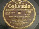 COLUMBIA BF133 Edith Piaf 78 rpm E French pressing