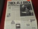 JETHRO TULL, Thick As a Brick, LP, Chrysalis CHR-1003, Newspaper, UK Import