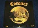 CORONER -R.I.P. LP death/thrash metal voivod toxik RIP 1st press Noise 1987 RARE