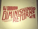 DJ SHADOW - Diminishing Returns LP, LIVE 2-HOUR MIX Hard To Find/Rare.