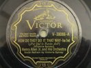 * VICTOR 38088 Henry Allen Jr. w/VICTORIA SPIVEY 78 rpm V+ pre war jazz/blues