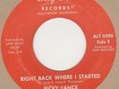 Ricky Lance Right Back Where I Started City Lights Soul Northern Motown