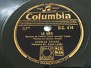 78rpm CHARLES TRENET: La Mer / De La Fenetre D’en Haut.Columbia DC415 EX-