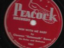 Clarence Gatemouth Brown 78rpm - She Walk Right In Peacock 1561 - (E-)