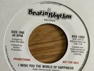 Shirley Turner - I Wish You The World Of Happiness. 7” Vinyl Single. Promo .