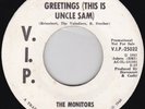 Motown--The Monitors--Greetings (This Is Uncle Sam) / Same