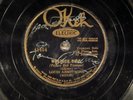 78 RPM -- Louis Armstong 78 white ink autogaph on label, Okeh 41454 - Jazz