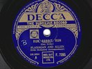 WWII  FLANAGAN & ALLEN 78 RUN RABBIT RUN / HANG OUT WASHING ON SIEGFRIED LINE E-