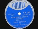 RARE 1957  EDRIC CONNOR FOOTBALL 78  MANCHESTER UNITED CALYPSO  ORIOLE CB 1362 E
