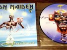 Rare Iron Maiden Seventh Son of a Seventh Son Picture Disc Record w Guitar Pick