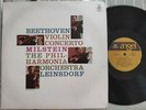 Beethoven - Violin Concerto Milstein Leinsdorf Angel Stereo LP EX/EX