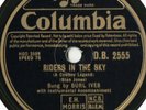 BURL IVES RARER 50'S 78 - RIDERS IN THE SKY - WAYFARING STRANGER - EX+ CONDITION