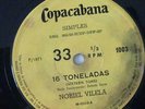 NORIEL VILELA 16 Toneladas (16 Tons) ORIG BRAZIL SAMBA FOLK FUNK  45 7