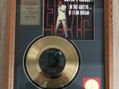 Elvis Presley. Goldene Schallplatte mit Echtholzrahmen. 24 KT. In the Ghetto.