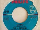 Funk Soul 45 THE 4 (Four) SEASONS Beggin'/Dody Philips HEAR