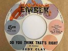 Mod New Breed R&B 45 JUDY CLAY Do You Think That's Right/Stormy Weather Ember