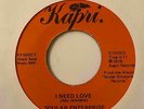 Modern Soul AOR 45 SOULAR ENTERPRISE I Need Love/Howard Kapri HEAR Rare